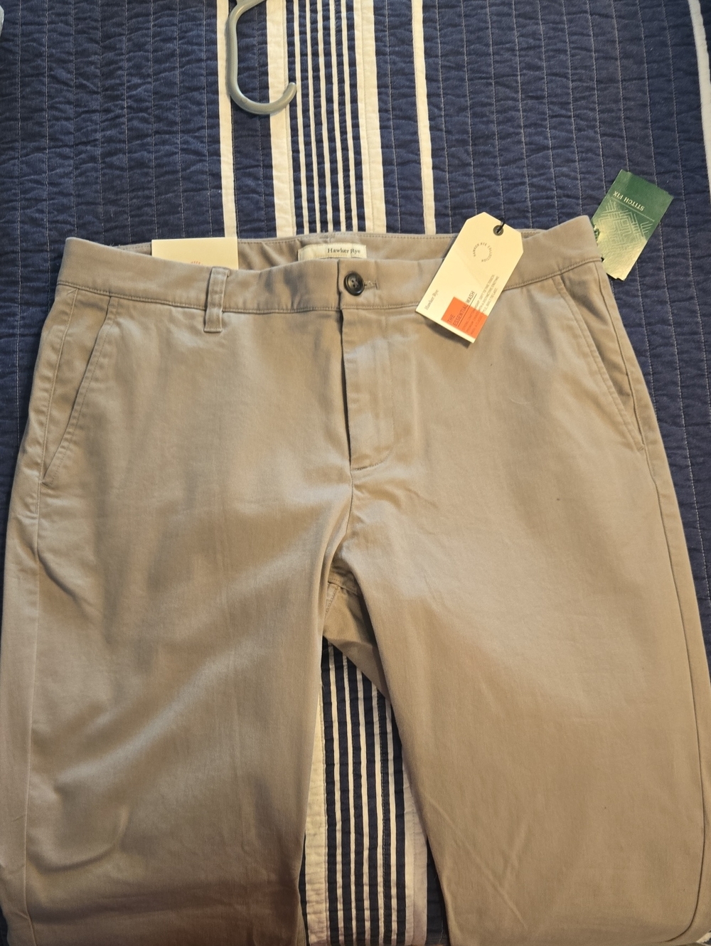 Men's Dress Chino Pants in Light Taupe - Slim Tapered